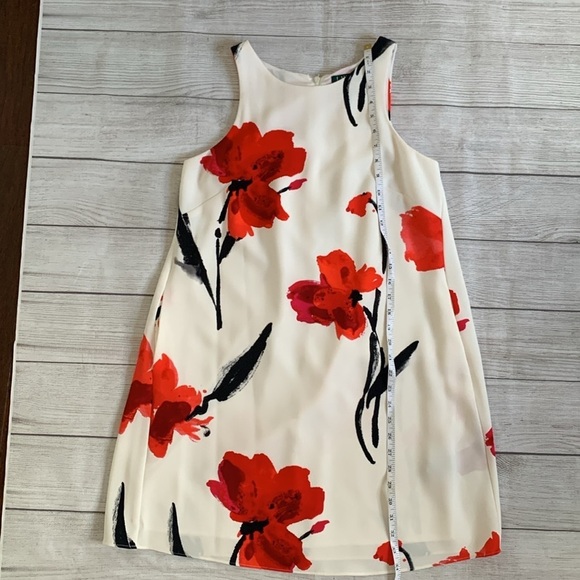 Lauren by Ralph Lauren Women’s White Sleeveless Floral Petite Dress 6P - Picture 11 of 11
